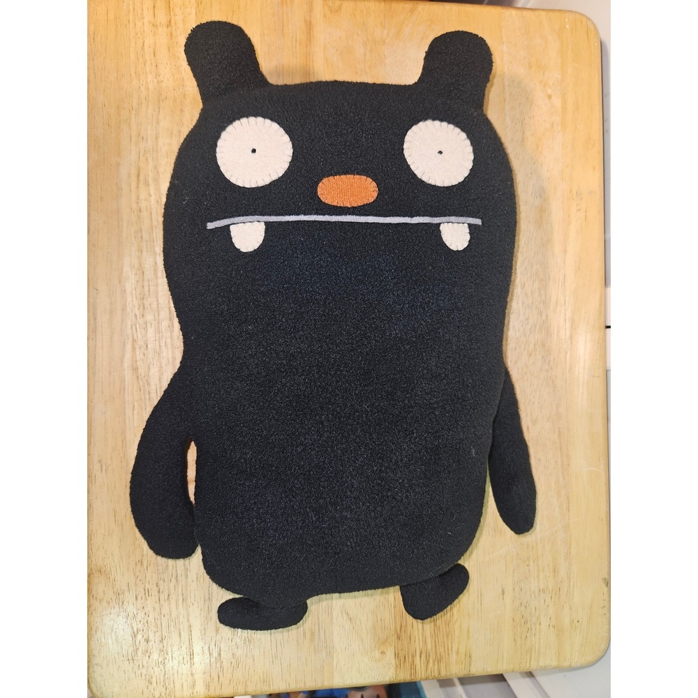 Uglydoll Jeero Black Plush Toy 2002 Pretty Ugly LLC Sun-Min Kim David Horvath